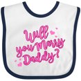 thumbnail image 3 of Inktastic Will You Marry Daddy Boys or Girls Baby Bib, 3 of 4