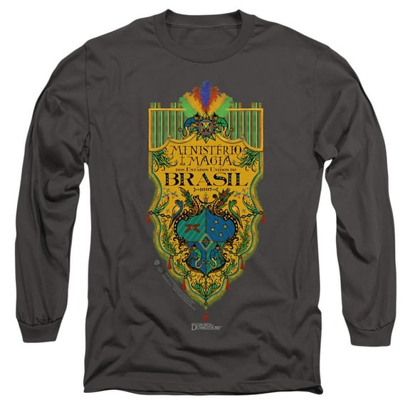 Fantastic Beasts The Secrets Of Dumbledore Brazil Ministry Flag Unisex Adult Long-Sleeve T Shirt