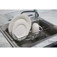 thumbnail image 2 of Kitchen Details Sink Dish Drainer Drying Rack Dimensions: 19.88"" X 8.07"" X 4.92"" Space Saving Fits Over Most Sinks Durable Onyx, 2 of 4