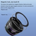 thumbnail image 5 of Magnetic Bluetooth Speaker,Multifunctional Portable G200 Speaker with Multi RGB Color Light Show-3D Surround Sound Effect,Phone Stand for iPhone, Android, TWS Pairing, 5 of 7