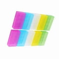 thumbnail image 4 of Caja de almacenamiento de plástico transparente multifuncional de 5 colores para baterías 18650 y 18350, 10 unidades, 4 of 14