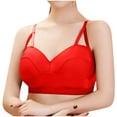 thumbnail image 1 of Timegard Sports Bras for Women Seamless Adjustable Strap Back Smoothing Wireless Bras with Support and Lift, 1 of 4