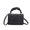 black, variant on Artificial leather new handbag for daily travel One-shoulder messenger bag-black