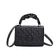 thumbnail image 1 of Bolso nuevo de piel sintética para viajes diarios Bolso bandolera de un solo hombro negro, 1 of 5