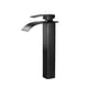 thumbnail image 5 of Grifo para lavabo de baño con caño en cascada, accesorios para grifos de lavabo, grifo mezclador de una sola manija para baño resistente Negro 304 cm de alto., 5 of 8