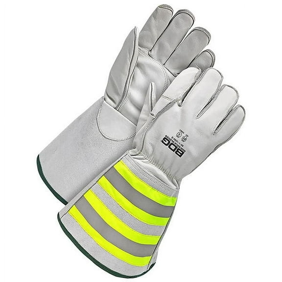 Bdg Cut-Resistant Leather Gloves, Cut Level A7 ,Uncoated ,XL 1 PR 60-1-1290-XL
