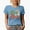 Baby Blue, variant on Happy Go Lucky, Retro St. Patrick's Day Art Merch Gift, White T-Shirt, Small