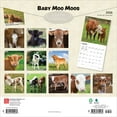 thumbnail image 2 of Baby Moo Moos | 2026 12x24" (Hanging) Square Wall Calendar | Plastic-Free, 2 of 9