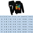 thumbnail image 2 of Boys Girls Number Block Anime Cartoon Graphics Printed Costume Hoodies Sweatshirt&Sweatpants 2 Piece Hooded Tracksuit Long Sleeve Pullover Casual Hoody Set Sport Outfit Jogging Suit Clothes Kid 4-13, 2 of 2