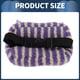 thumbnail image 4 of Soporte de Pañuelos para Automóvil Organizador de Caja de Pañuelos de Felpa Morado 1 Pcs, 4 of 6