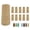 Khaki-16 Pcs, variant on 16/24/32 Black Chair Leg Socks - Furniture Protectors For Hardwood Floors Non-slip & High Elastic Fit Easy-to-install Bar Stool Covers Floor Pads