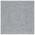 thumbnail image 5 of SAFAVIEH Braided Gino Distressed Machine Washable Reversible Area Rug, Dark Blue/Ivory, 4' x 6' Oval, 5 of 5