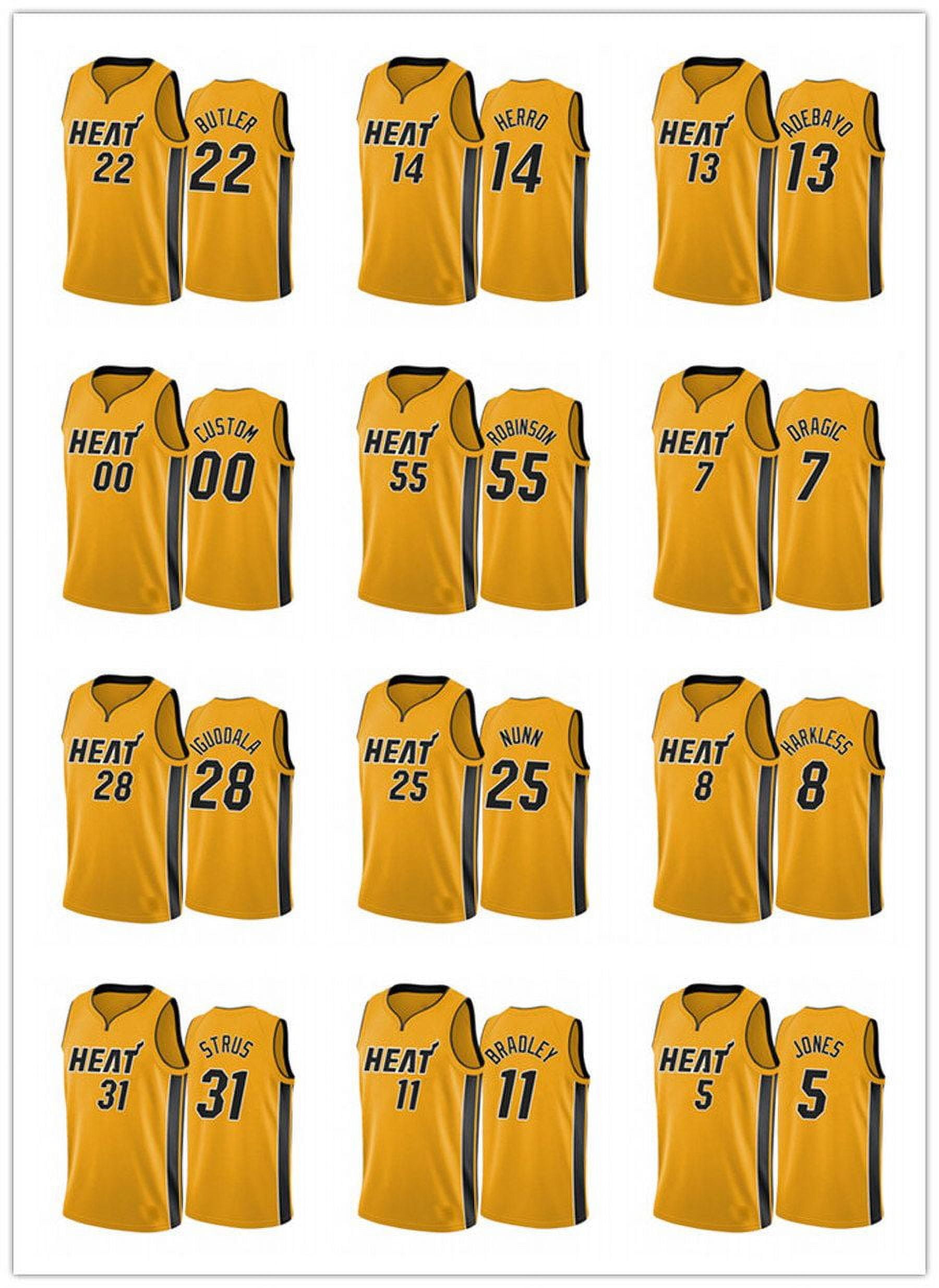 NBA_ Jersey Wholesale Custom 2020-21 Miami''Heat''Men''NBA''Jimmy Butler  Bam Ado Tyler Herro basketball Jersey Me 