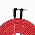 thumbnail image 1 of Coluber Cable Right Angle 1/4" TRS - Right Angle 1/4" TS Pro 3-Pin Connector, 1 of 7