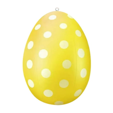 

16 Inch Giant Egg Easter Inflatable Ball Outdoor Ornament Inflatable Easter Ornament Outdoor Garden Pendant Ornament Hot Sale Clearance
