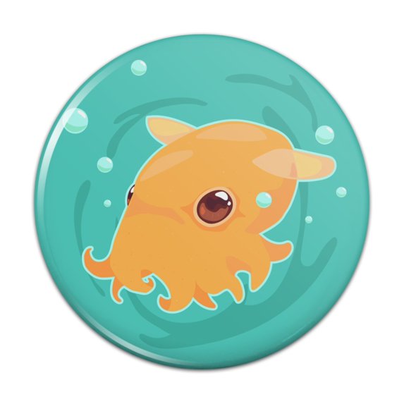 Cute Dumbo Octopus Pinback Button Pin
