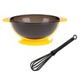 thumbnail image 2 of Miangastore Foldable Hair Color Bowl Hair Dyeing Bowl Agitator Set Yellow Plastic 2 Set for Home Use, 2 of 8