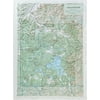 3D Yellowstone 419 Map | A Raised Relief Map - You Can Feel The | Vacuum-Formed Molded Map | 18.5″ X Detailed Topography 25″ |