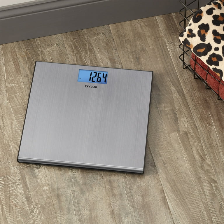 Taylor Digital Textured Stainless Steel 7413W Bathroom Scale