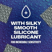 Trojan Bareskin Studded Thin Latex Condoms with Lubrication, 10 Count