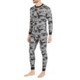 thumbnail image 2 of Men's Smith's Workwear 2-piece Thermal Set Color: Black Camo Size: M, 2 of 5