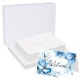thumbnail image 1 of Uxcell 40 Sets Watercolor Cards with Envelopes 4x6 Inch Foldable Size(White Box), 1 of 7