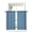 Blue, variant on Boho Leaves Tier Curtains 45 Inch Length,Sheer Curtains for Bedroom Living Room Window Farmhouse Brown Abstract Modern Stripes Rod Pocket Drapes Kitchen Curtains Small Half Window 27.5"x45" 2 Panels