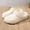 White, variant on Waterproof Fuzzy Slippers for Woman Men Fur Lined Clog Memory Foam Slippers Winter Warm Fuzzy Indoor Outdoor Shoes