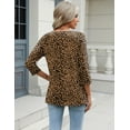 thumbnail image 7 of Zeagoo 3/4 Length Sleeve Womens Work Blouses V Neck Casual Fashion Tops, 7 of 7