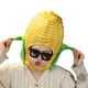thumbnail image 1 of Capucha fotográfica con forma de fruta colorida y brillante, suave felpa, para la cabeza, con apertura para la cara, accesorio para fiesta de disfraces de celebridades de Internet, 1 of 8