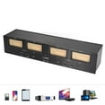 thumbnail image 4 of 4 Way VU Meter 3 Level Adjustable Gain RCA XLR Switcher Adapter Sound Level Indicator 100‑240V US Plug, 4 of 14