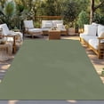 thumbnail image 2 of Green Solid Color Outdoor Rug 3x5 Ft - Reversible Patio Rug Outdoor Camping Rugs, Aesthetics Contemporary Luxury Washable Indoor Outdoor Area Rugs, Non-Slip Outdoor Carpet Runner for Deck/Porch, 2 of 8