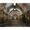 thumbnail image 1 of Wall Rogues WR50554 Graffiti Tunnel Mural, Brun, 1 of 5