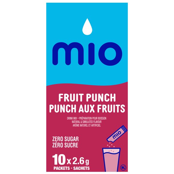 Mélange Pour Boisson En Poudre Punch Aux Fruits, Sachets De 2, 6 G, Boîte De 10 Ct