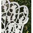 thumbnail image 5 of Plow & Hearth Grapevine Garden Bench in Powder-Coated Aluminum - White, 5 of 5