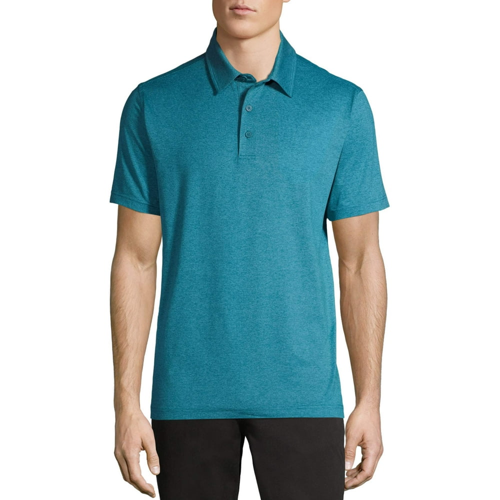 GEORGE - George Men's and Big Men's Short Sleeve Core Poly Polo Shirt ...