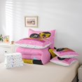 thumbnail image 5 of Manfei Black Girl 7-Piece Twin Bedding Sets,Kawaii Princess Bedding Comforter Set,Colorful Stars Breathable Sheet Sets,Super Cozy Glitter Room Decoration,Reversible, 5 of 7