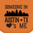 thumbnail image 4 of Inktastic Austin Texas Someone Loves Me Skyline Boys or Girls Baby Bib, 4 of 4