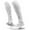 White, variant on Yoyauz Stretch Soccer Socks Extra Long Combed Cotton With Ankle Support Padded Knee Socks For Teen Adults
