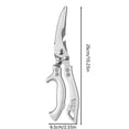 thumbnail image 3 of Outdor Heavy Duty Poultry Shears Stainless Kitchen Scissors Stainless Steel Multipurpose Poultry & Cooking Shears For Bones Meat Chicken, 3 of 6