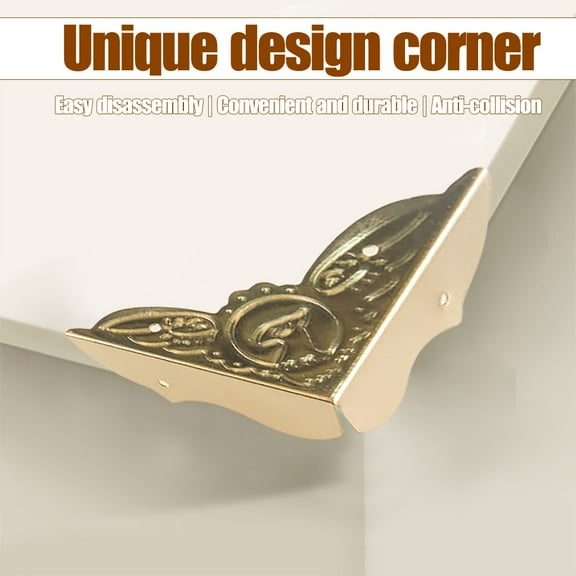 Pompotops Clearance Sales Antique Corner Protector Corner Iron Wrap Corner Antique Corner Four Corners