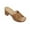 Green, variant on Women's Chunky Crocodile Leather Sandals Dressy High Block Heeled Mule Sandal Open Peep Toe Wedding Party Prom Shoes