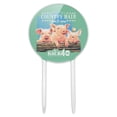 thumbnail image 1 of Acrylic Back 40 Country Hair Don't Care Farm Pigs Farm Farming Cake Topper Party Decoration for Wedding Anniversary Birthday Graduation, 1 of 7