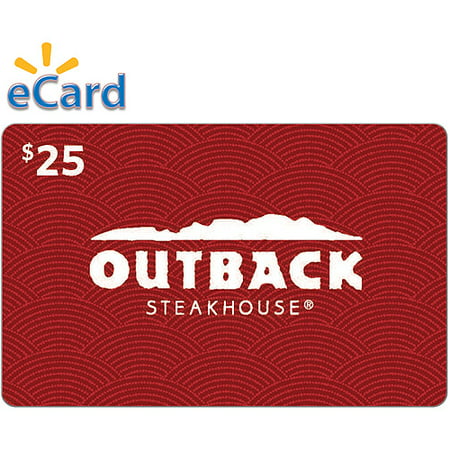Outback Steakhouse 25 Email Delivery