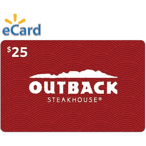 Outback Steakhouse 25 Gift Card (email Delivery)