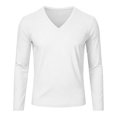 thumbnail image 4 of Kalauyu Long Sleeve Gym T Shirts for Men Mesh V Neck Quick Dry Moisture Wicking Casual Lightweight Summer Solid Workout Tops, 4 of 9