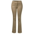 thumbnail image 1 of Made by Olivia Women's High Waist Comfy Stretchy Bootcut Trouser Pants, 1 of 6