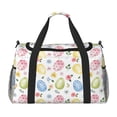 thumbnail image 1 of Fotbe Easter Egg3 Bolsa de Viaje con Estampado, Bolsa de Fin de Semana para Mujer con Compartimento para Zapatos, Bolsa de Gimnasio con Bolsillo Húmedo, 1 of 7