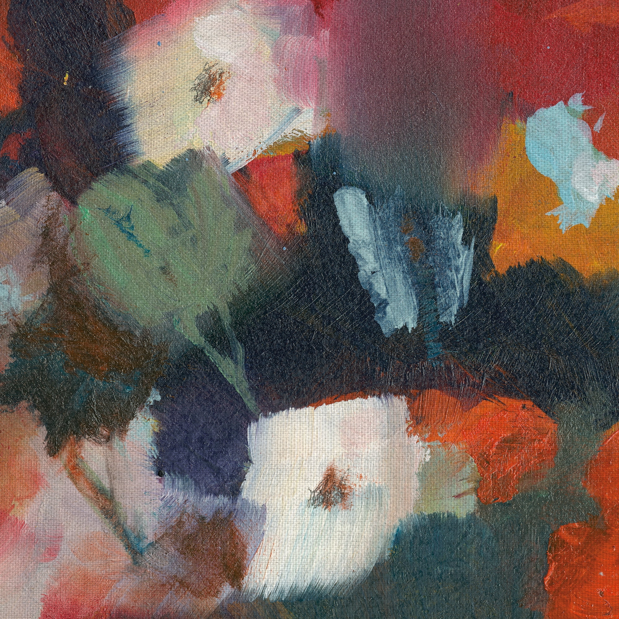 Masterpiece Art Gallery Pot of Flowers By Michelle Abrams Canvas Art Print 30" x 30"