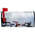 thumbnail image 5 of Coolnut Mailbox Covers Magnetic Oversize Cute Snowman with Christmas Hat Seasonal Mail Wraps for Home Outdoor Decor, 25.4"x20.78", 5 of 5